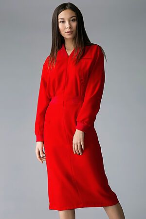 Платье MERSADA (Ярко-красный) 105123 #203612