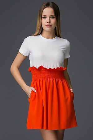 Платье MERSADA (Белый, оранжевый) 76158 #203734