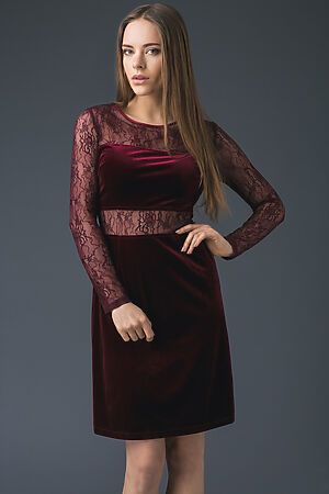 Платье MERSADA (Темно-бордовый) 87446 #203875