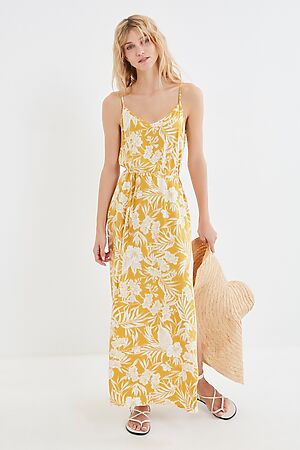 Платье ZARINA (Желтый цветы крупные) 0225000500 #205218