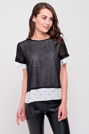 Блуза MARIMAY (Черный) 8037-1 #209606