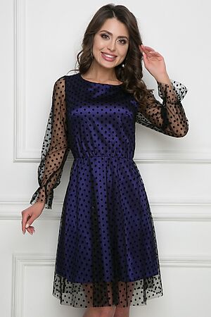 Платье BELLOVERA (Фиолетовый, черный) 17П0565 #216806