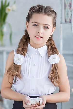 Блуза ALOLIKA (Томила белый) ХБ-1601-1 #219975
