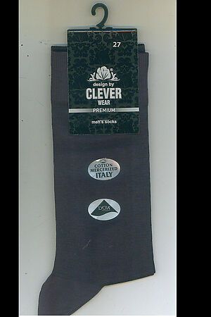 Носки CLEVER (Т.серый) М12Л #221081