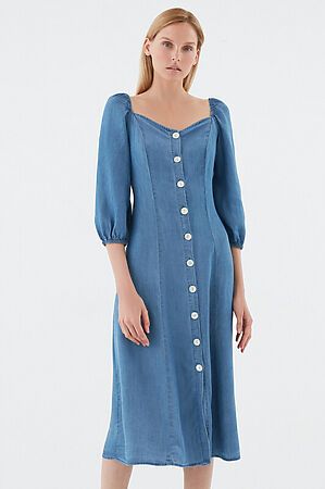 Платье ZARINA (Голубой индиго) 0327424524 #225051