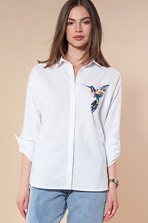 Блуза VILATTE (Белый_колибри) D29.675 #225503