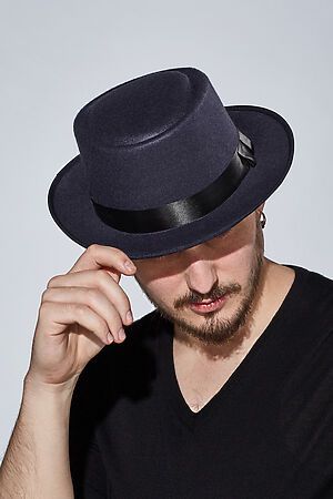 Шляпа Nothing Shop (Темно-синий, черный) 291965 #228597