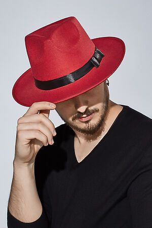 Шляпа Nothing Shop (Красный, черный) 291885 #228600