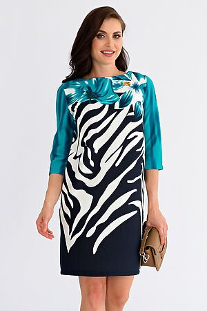Платье LADY TAIGA (Бирюзовый) П1574-15 #228712