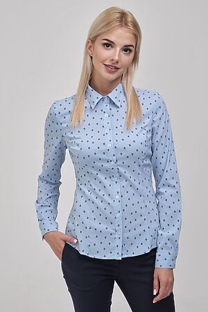 Блуза MARIMAY (Голубой) 020321-3 #229667