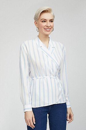 Блуза CALISTA (Белый/Синий) 2-0680536-241 #229900