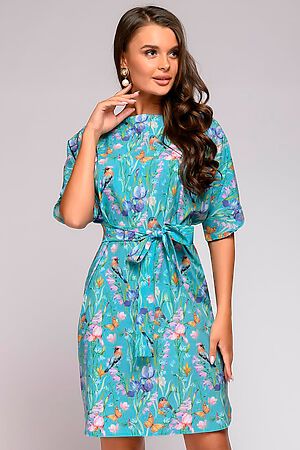 Платье 1001 DRESS (Серо-голубой) 0122001-01652MT #232506