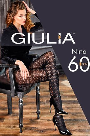 Колготки GIULIA (Черный) NINA 01 nero #235494