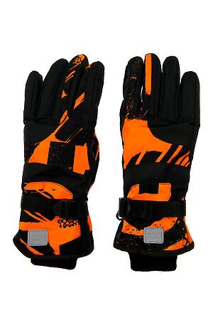 Перчатки PLAYTODAY (Черный, оранжевый) 32011088 #241572