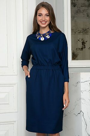 Платье Чарисия BELLOVERA (Темно-синий) 4П1176 #241643