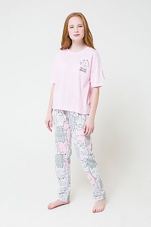 Пижама(Футболка+Штаны) CUBBY (Розовый) #249554