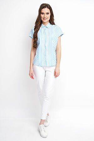 Рубашка CLEVER (Голубой/молочный) 202422/7ппн #250418