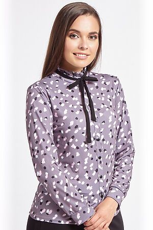 Блуза BRASLAVA (Кофейный, розовый) 1870-94/02 #250578