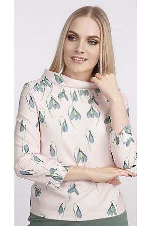 Блуза BRASLAVA (Пудровый, серый) 3031/10 #250591