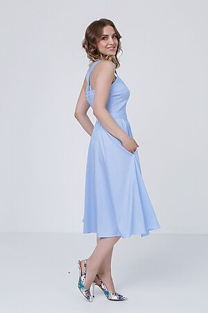Платье MARIKO (Голубой, белый) 1363 #257355