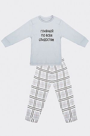 Пижама MARK FORMELLE (Серый +клетка на сером) 21-8465-2 #261152