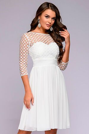 Платье 1001 DRESS (Белый) 0122001-30117WH #261823