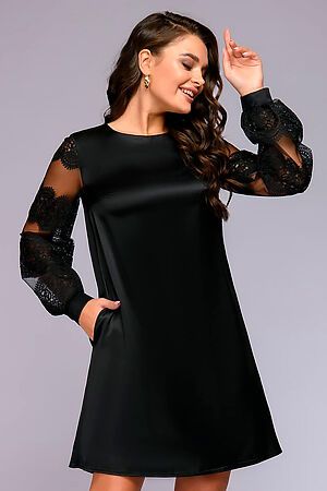 Платье 1001 DRESS (Черный) 0122001-02071BB #264290