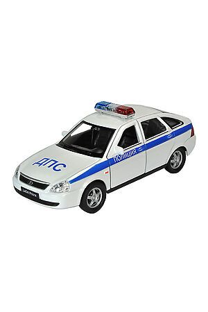 Игрушка модель машины  1:34-39 LADA PRIORA ПОЛИЦИЯ WELLY, мультиколор 43645PB #267442 купить с доставкой в интернет-магазине OptMoyo.ru