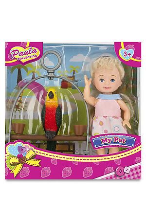 Игровой набор "Paula. С питомцем", с попугаем Игрушки разных брендов (Мультиколор) MC23004a #267844