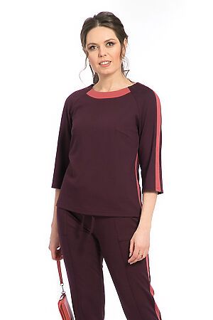 Блуза MODELLOS (Баклажан/лососевый) Б-536/1 #271014