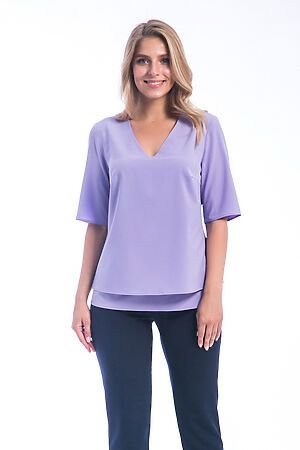 Блуза MODELLOS (Лиловый) Б-192/3 #271076