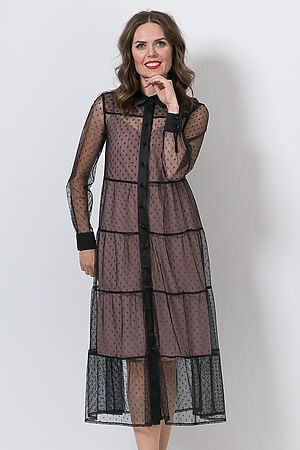 Платье MODELLOS (Пудровый/черный) П-613 #271295