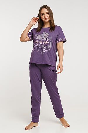 Костюм (футболка+брюки) ODEVAITE (Фиолетовый) 509-12-121 #272846