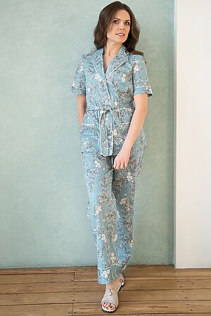 	Пижама MODELLOS (Серо-голубой/белый) П-0307/1 #283266