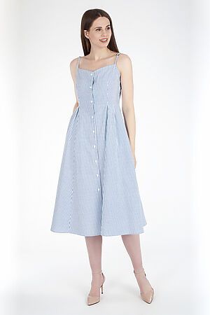 Платье BRASLAVA (Синий, белый) 5806/01 #285717