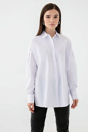 Блуза ZARINA (Белый абстракция) 1123115315 #287647