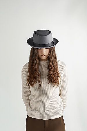 Шляпа "Мисс Петтигрю" Nothing Shop (Серый, черный) 291970 #288450