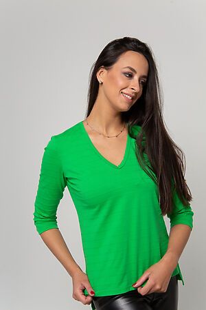 Блуза трикотажная RAPOSA (Зеленый) 035GRN #293388
