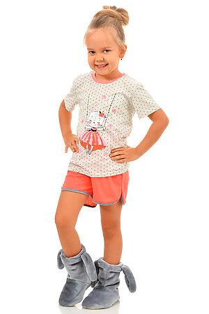 "Киска" - детская пижама для девочек ДЕТСКИЙ ТРИКОТАЖ 37 (Набивка) ПЖ0032 #296043