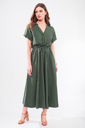Платье VILATTE (Темно-оливковый) D42.198 #301218