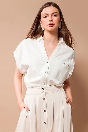 Блуза VILATTE (Молочный) D49.731 #301219