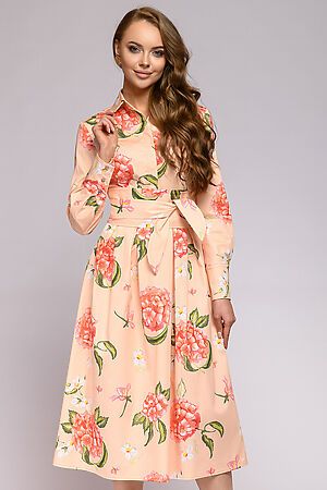 Платье 1001 DRESS (Ванильный (цветочный принт)) 0112001-01777VA #302157