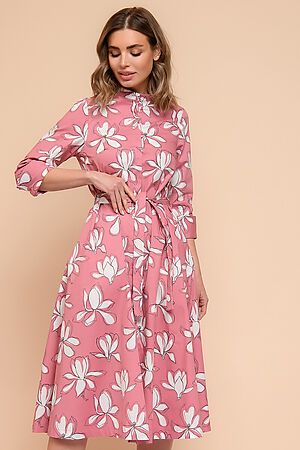Платье 1001 DRESS (Розовый (принт)) 0132101-02377PK #302441