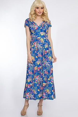 Платье FIFTYPATES (Синий/цветы) 100-014-2 #30432