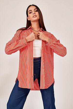 Блуза-рубашка VITTORIA VICCI (Красный,белый) 1-21-1-1-0-6611 #321913