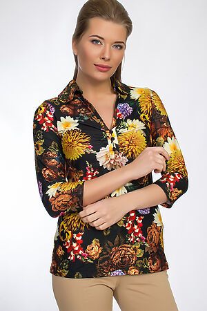 Блуза VAY (Цветы) 3145-30-11040-1 #33186