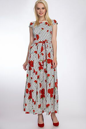Платье TUTACHI (Белый/красный) 4422 #51040