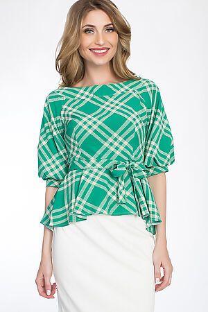 Блуза TUTACHI (Зеленый) 4403 #51299