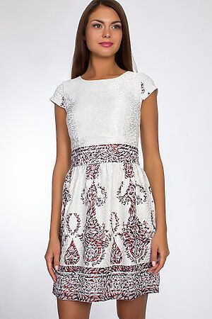 Платье TUTACHI (Белый/серебро) 42634 #51409