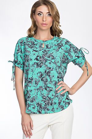 Блуза TUTACHI (Бирюза) 4490 #51772